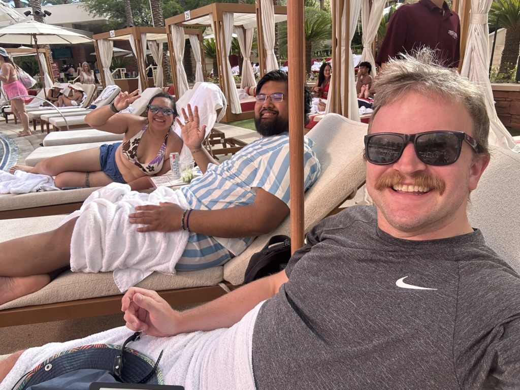 Poolside at RubyConf Las Vegas